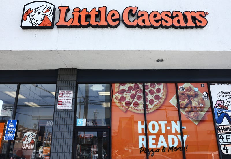 Little Caesars restaurant sign