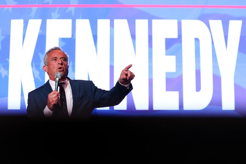 Independent presidential candidate Robert F. Kennedy Jr. speaks at the Libertarian National Convention on May 24, 2024, in Washington, D.C.