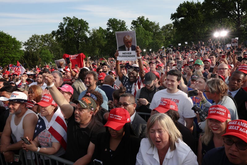 Trump rallied in the South Bronx on May 23