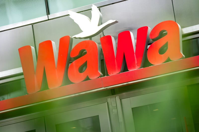 A Wawa store sign