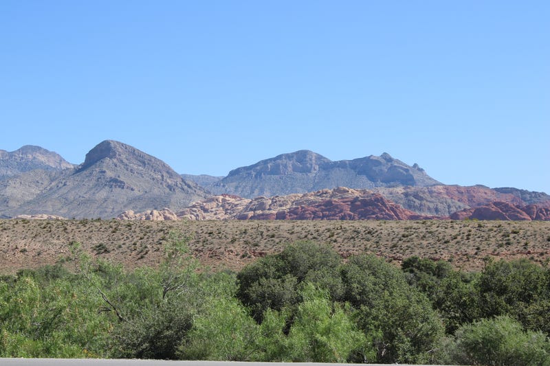 Red Rock National Park on a sunny summer day