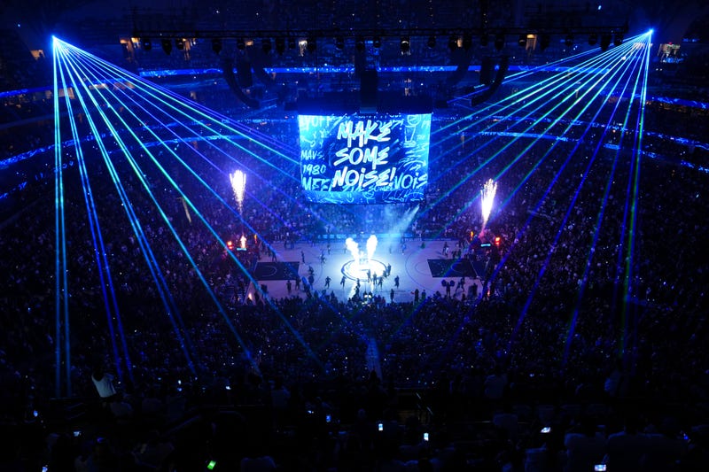 A general view inside American Airlines Center before Game Three of the Western Conference Finals between the Minnesota Timberwolves and the Dallas Mavericks on May 26, 2024, in Dallas, Texas.