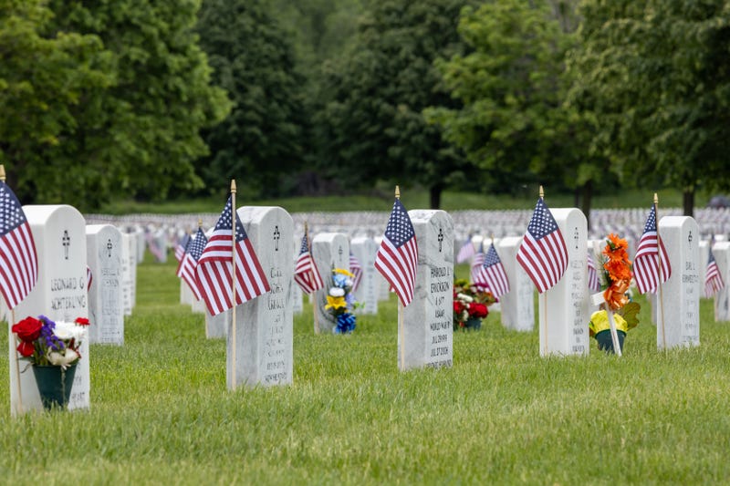 Memorial Day is Monday and local group "Flags for Fort Snelling" has revived the tradition of placing an American flag at every gravestone in the Fort Snelling National Cemetery.