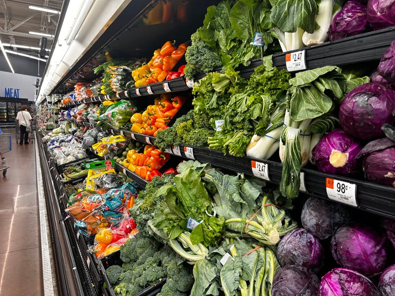 Fresh fruits and vegetable aisle