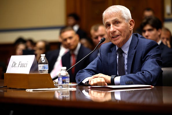 Dr. Anthony Fauci, former Director of the National Institute of Allergy and Infectious Diseases, testifies before the House Oversight and Accountability Committee Select Subcommittee on the Coronavirus Pandemic at the Rayburn House Office Building on June 03, 2024 in Washington, DC.