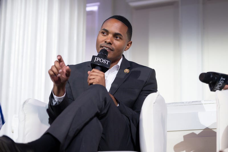Rep. Ritchie Torres (D-NY) speaks during the The Jerusalem Post New York conference on June 03, 2024 in New York City.