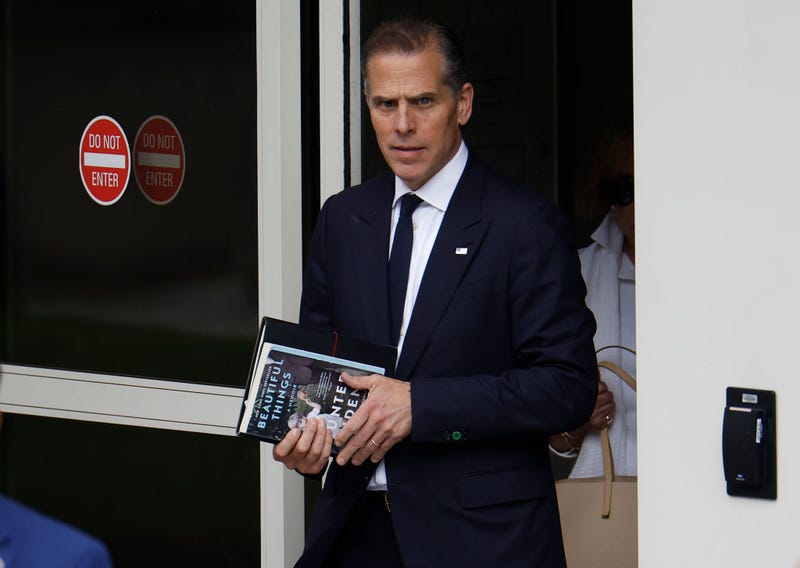 Hunter Biden, the son of U.S. President Joe Biden, leaves the J. Caleb Boggs Federal Building on June 06, 2024 in Wilmington, Delaware. 