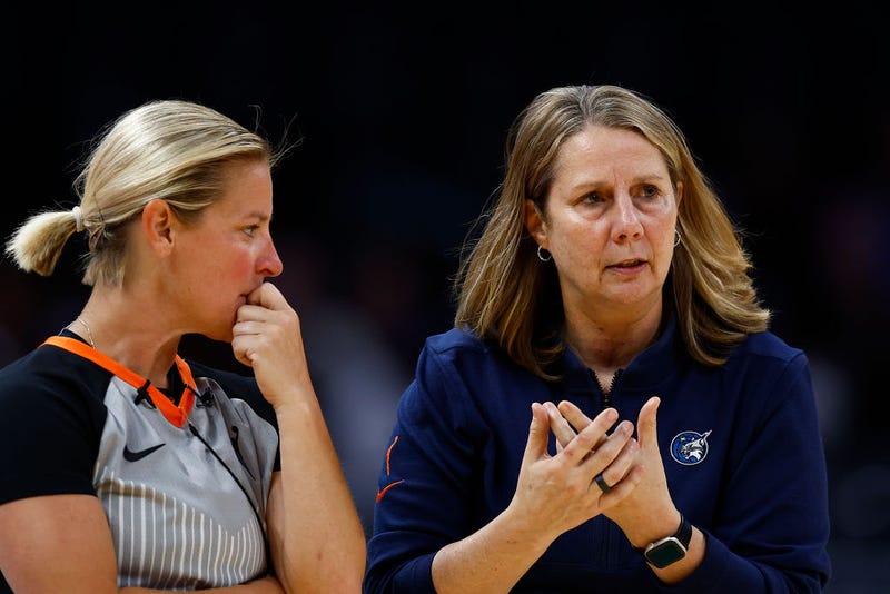 Cheryl Reeve of the Minnesota Lynx in the second half at Crypto.com Arena on June 05, 2024 in Los Angeles.