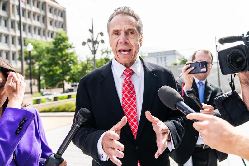 Former Gov. Andrew Cuomo arrives for a closed-door interview with the House Oversight and Accountability Subcommittee on Coronavirus Pandemic about New York's response to COVID-19, at O'Neill building in Washington, D.C., on Tuesday, June 11, 2024