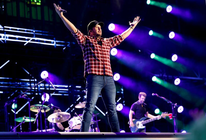 Luke Bryan performs onstage during the 2024 CMA Music festival