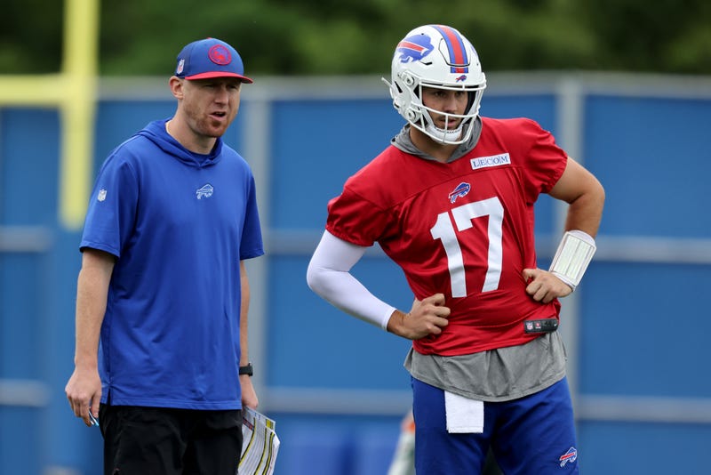 Joe Brady and Josh Allen