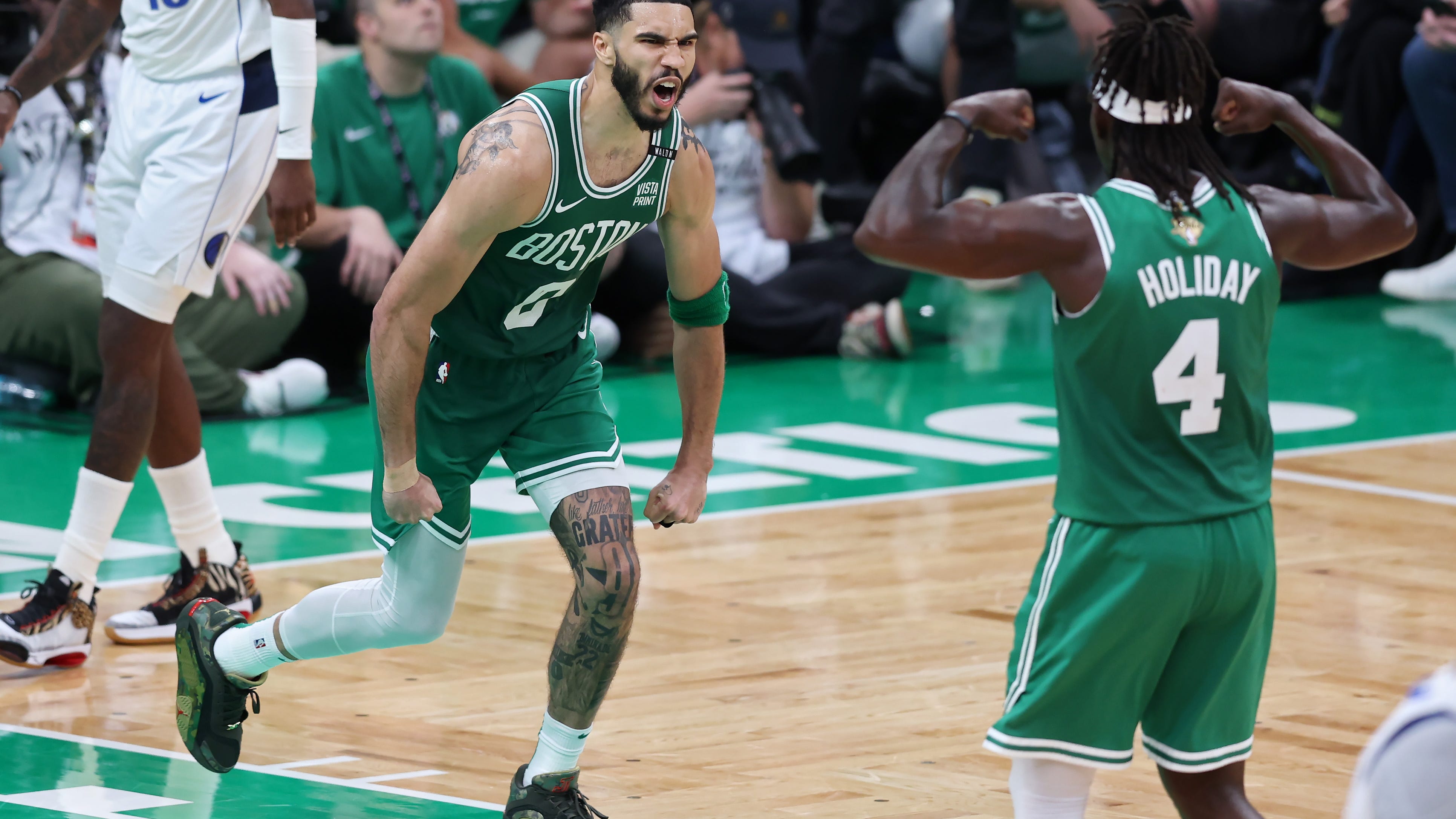 Jrue Holiday discusses Jayson Tatum’s Olympic benching