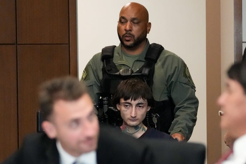 Robert E. Crimo III arrives for a hearing