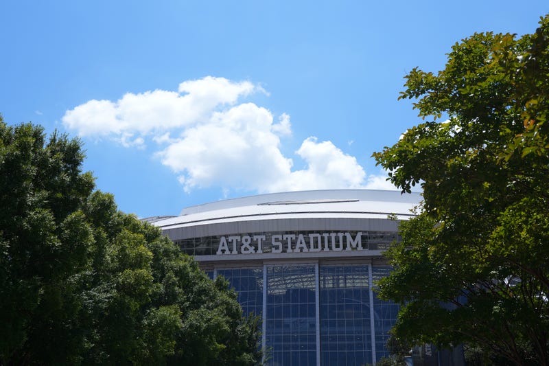 Outside view of AT&T Stadium on June 23, 2024, in Arlington, Texas.