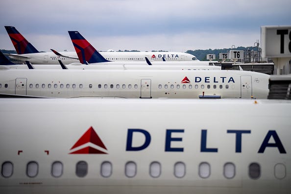 Delta Air Lines planes