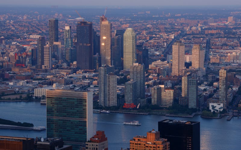 Long Island City as seen from the Empire State Building on June 25, 2023