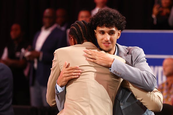 Hawks knew who they wanted to take Zaccharie Risacher, Sarr was not a factor