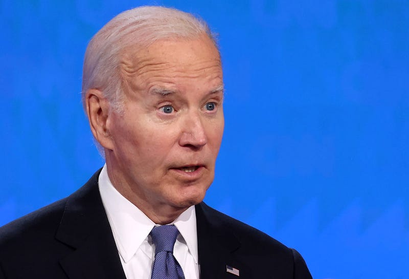 U.S. President Joe Biden delivers remarks during the CNN Presidential Debate at the CNN Studios on June 27, 2024 in Atlanta, Georgia.