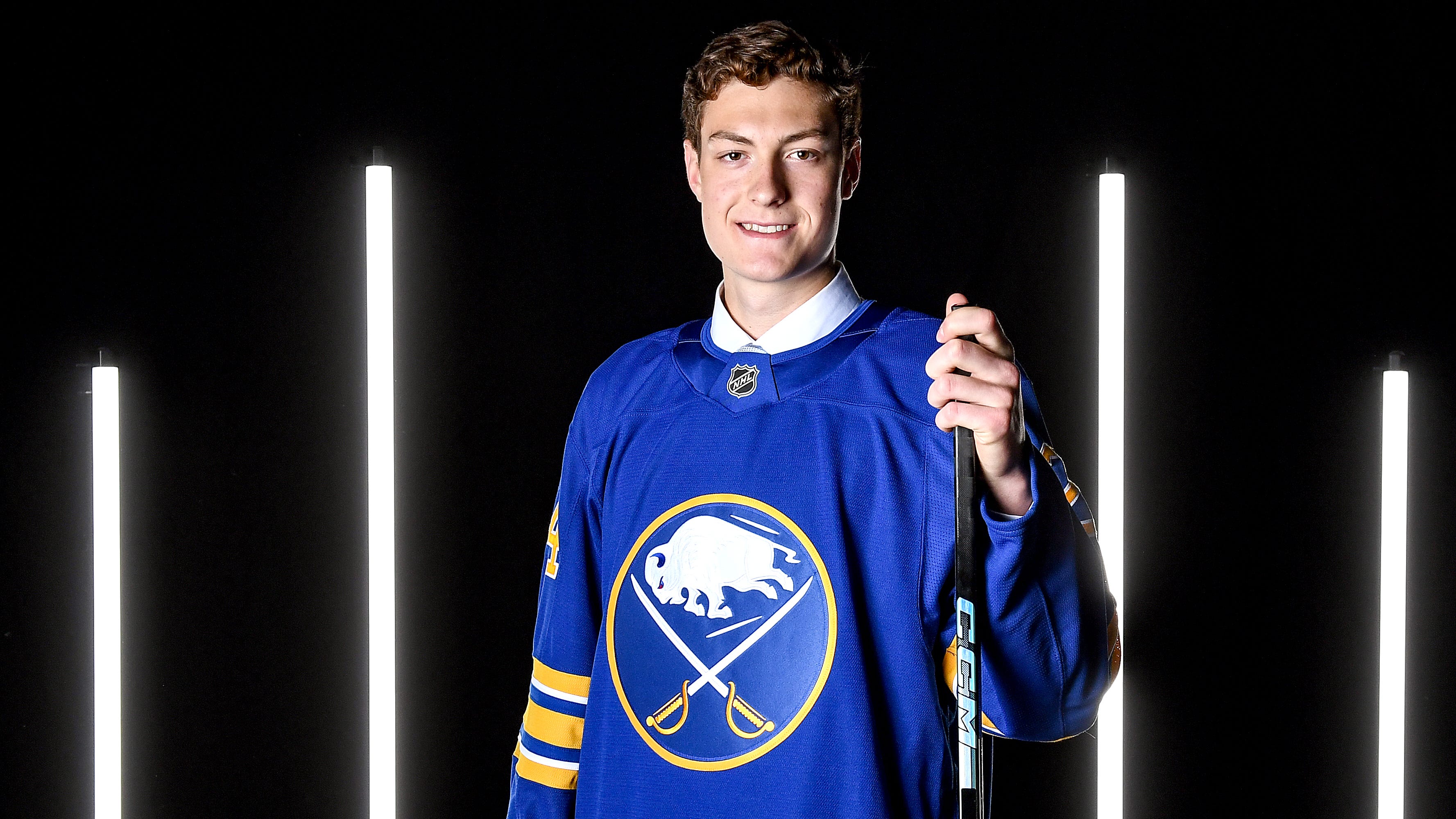 Sabres select defenseman Adam Kleber with 42nd pick in 2024 NHL Draft