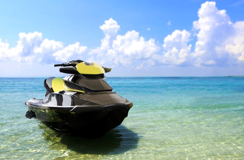 Jet ski stock photo
