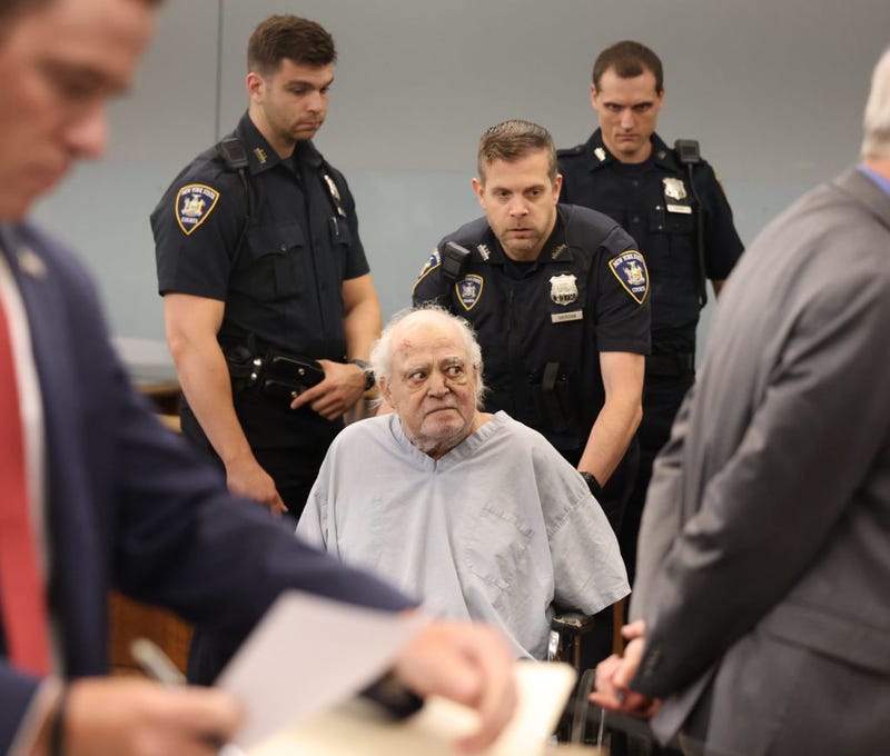 Steven Schwally appears in courtroom at First District Court in Central Islip, New York for arraignment on Monday, July 1, 2024.