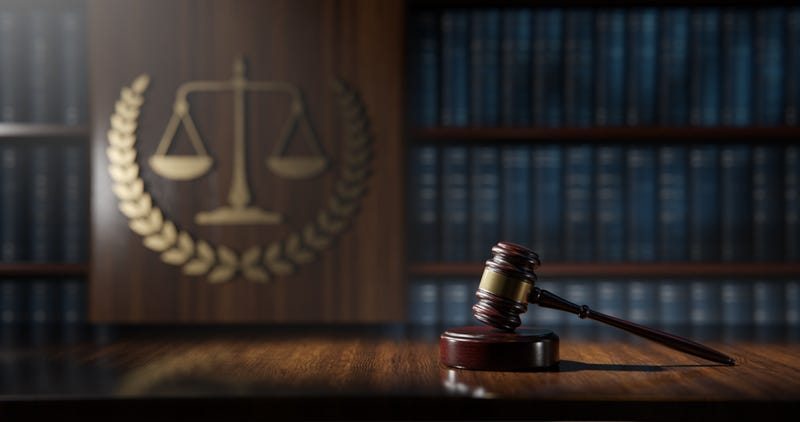 Stock image of a gavel