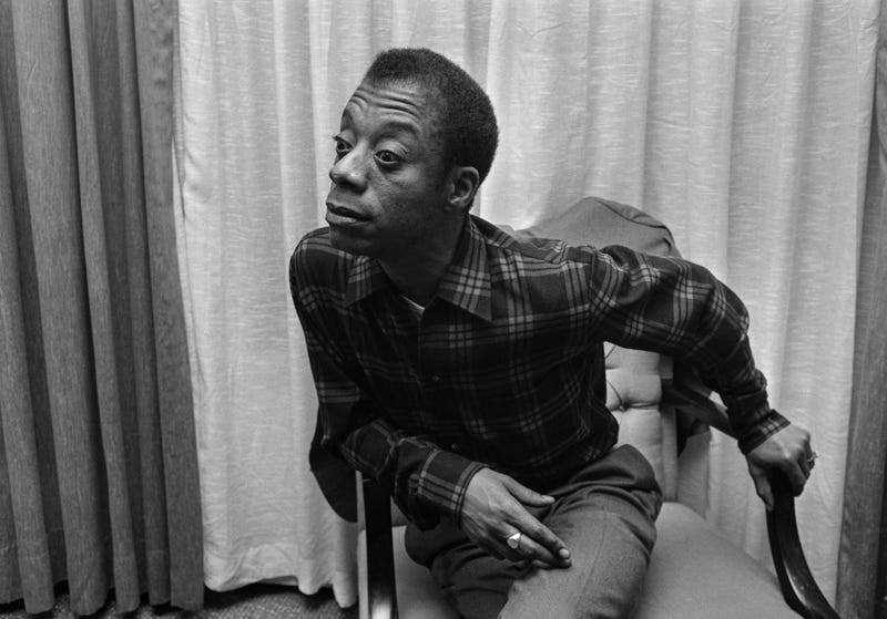James Baldwin, photographed in 1965.