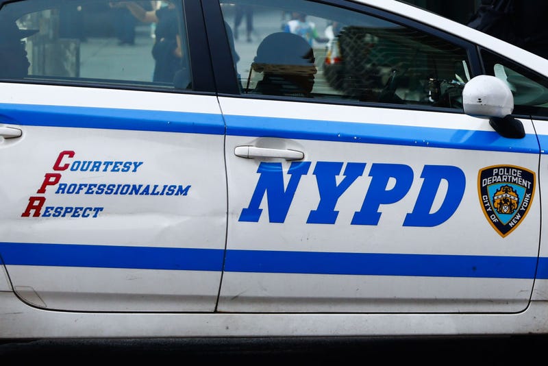 NYPD car is seen on a street in Manhattan, New York City, on July 16, 2024.