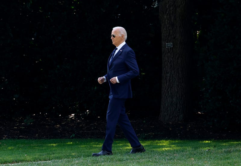 President Joe Biden departs the White House on July 15, 2024 in Washington, D.C