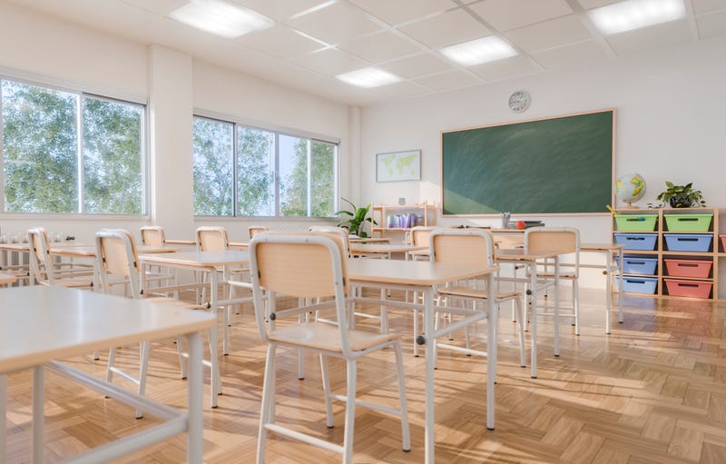 Empty classroom