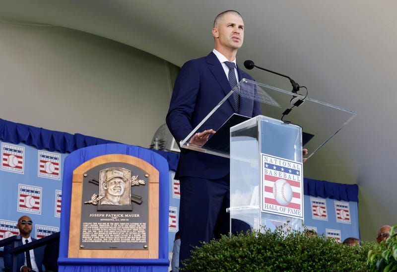 Joe Mauer in Cooperstown