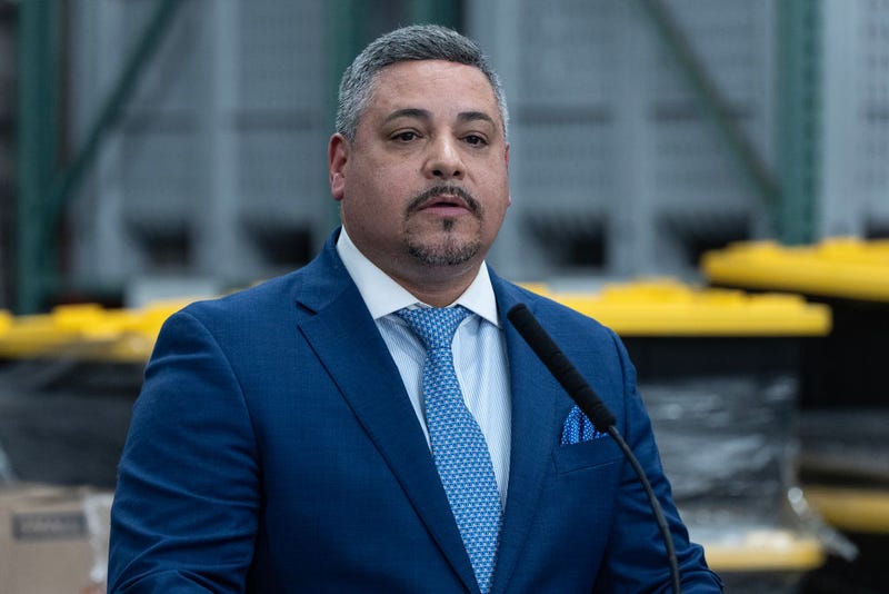 Former NYPD Commissioner Edward Caban (Pictured). Caban's twin brother, James Caban, allegedly impersonated his brother at a stationhouse in Washington Heights to influence nightclub oversight, according to a complaint filed this week.