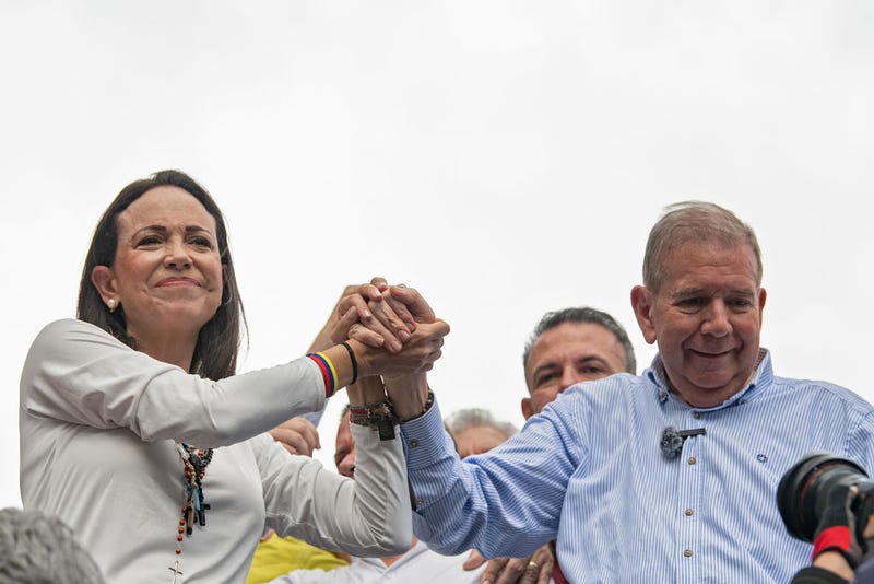 Maria Corina y Edmundo