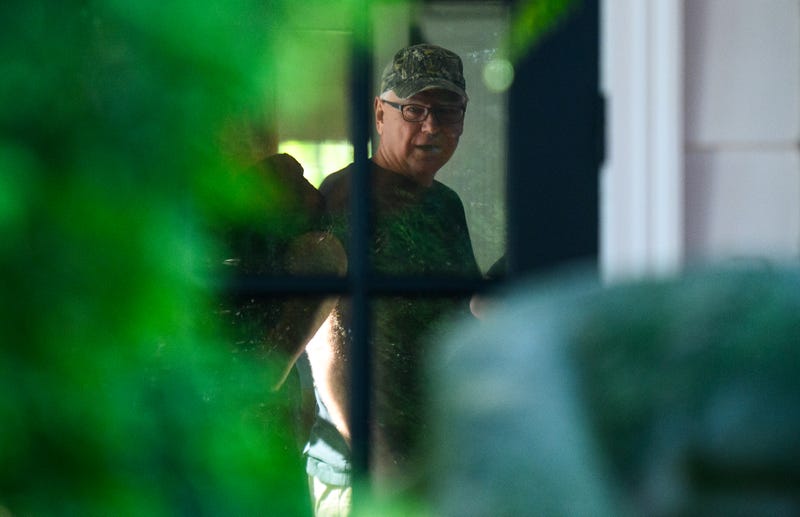 Democratic vice presidential nominee Minnesota Governor Tim Walz prepares to depart from his temporary Governors residence for a campaign rally in Philadelphia on August 6, 2024 in St Paul, Minnesota. Walz was selected today by Democratic presidential nominee Kamala Harris as her running mate.
