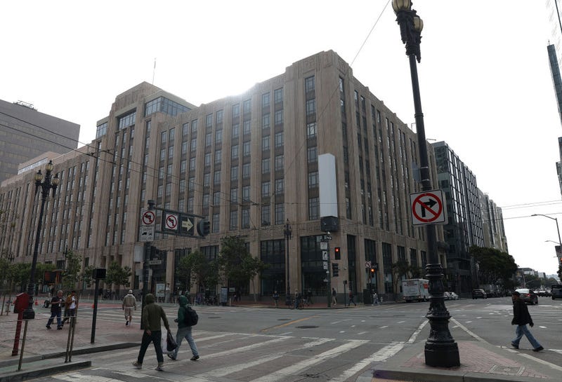 A view of X headquarters on Market Street in San Francisco.