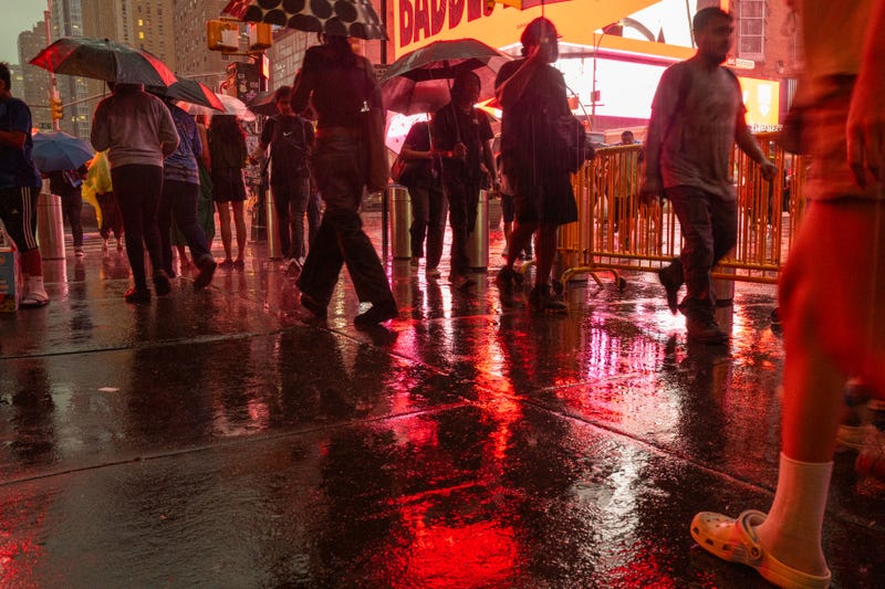 Several inches of rain dropped in Midtown during Tuesday night's storm