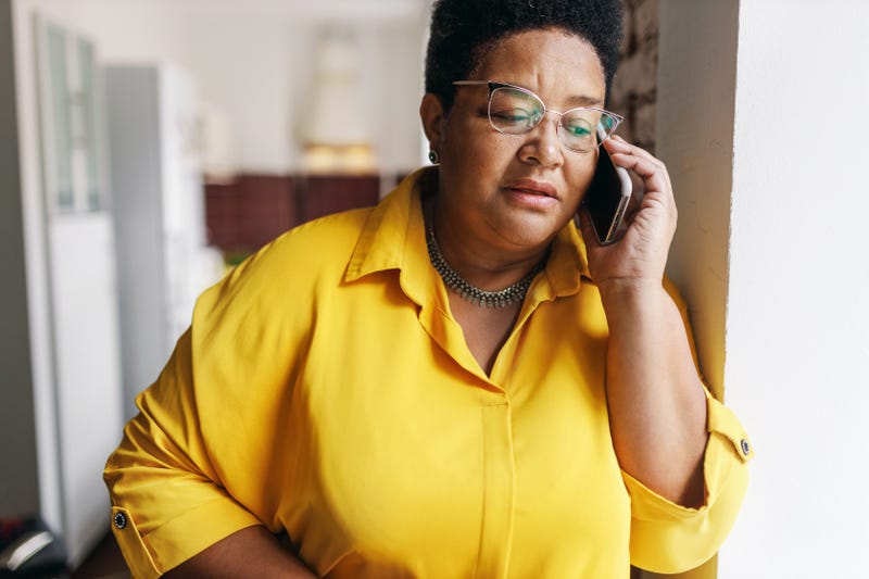 Woman on the phone