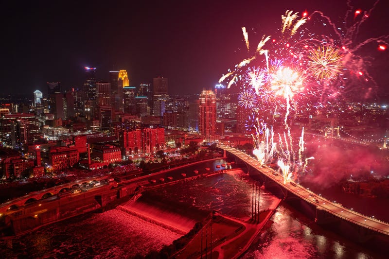 Always a top five fireworks show nationally, over 100,000 people are expected to head downtown for the Target Fireworks again.