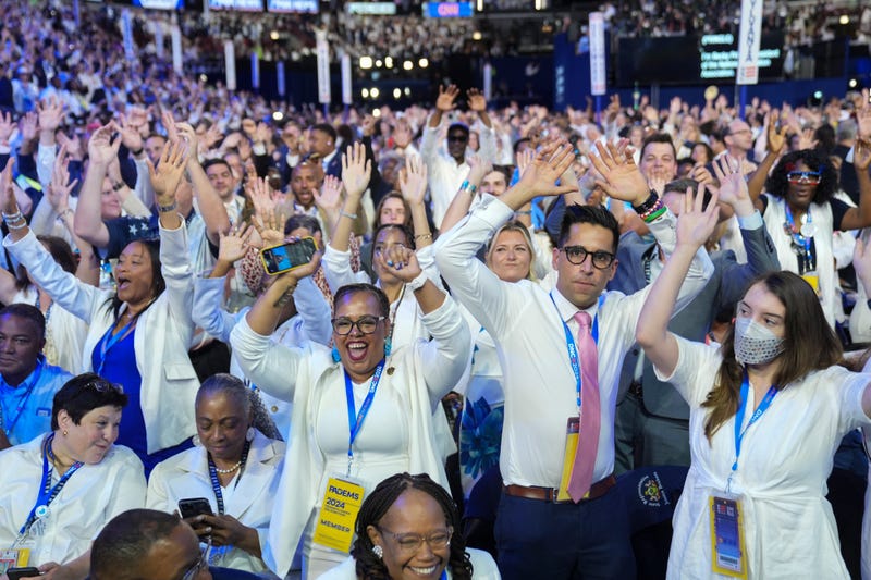 Delegates dance at DNC