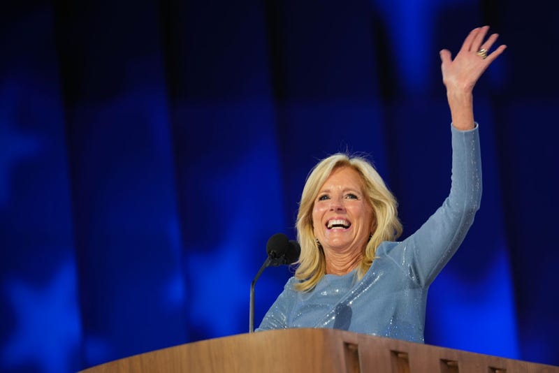 Jill Biden and the defense chief visit an Alabama base to highlight expanded military benefits
