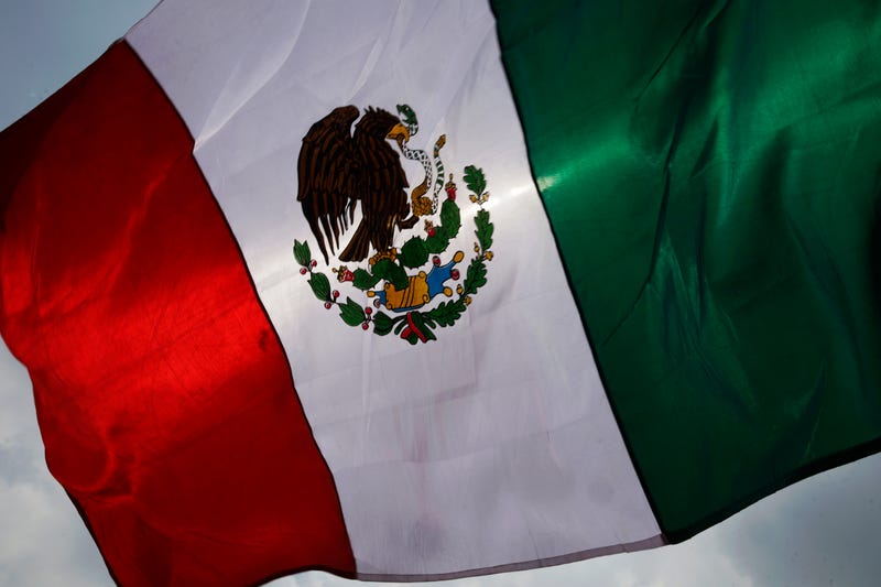 The Mexican flag.