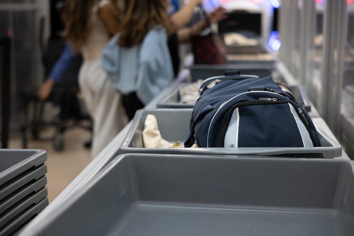 luggage at TSA