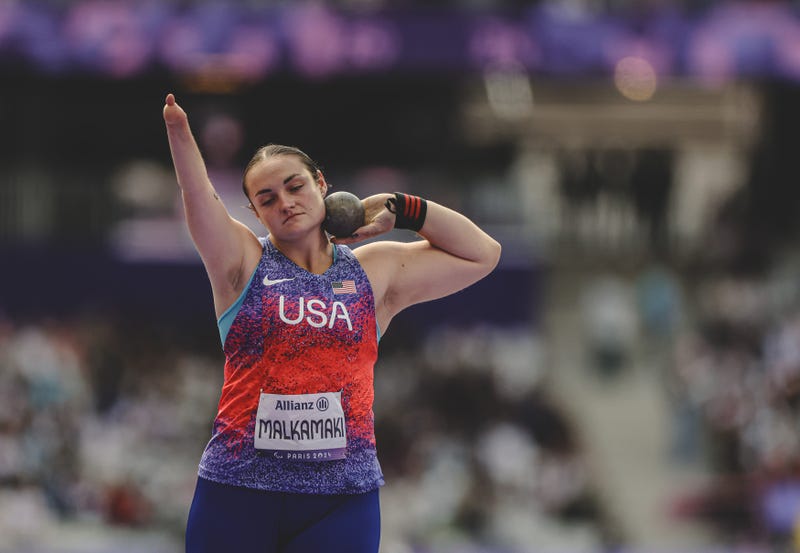 Noelle Malkamaki, of Team USA, competes on Day Seven of the Paris 2024 Summer Paralympic Games at Stade de France on Sept. 4, 2024.