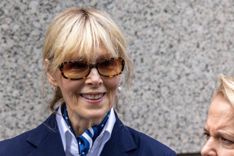 E. Jean Carroll leaves the courthouse on September 6, 2024 in New York City. Both parties appear in court today as Trump's lawyers fight to overturn the jury's finding that he sexually abused E. Jean Carroll. 