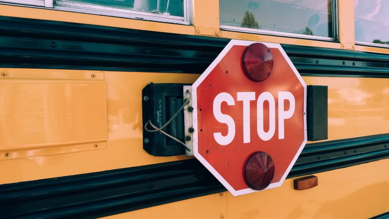 school bus stop sign