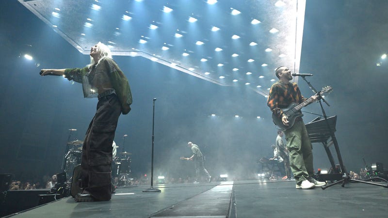 Emily Armstrong and Mike Shinoda of Linkin Park