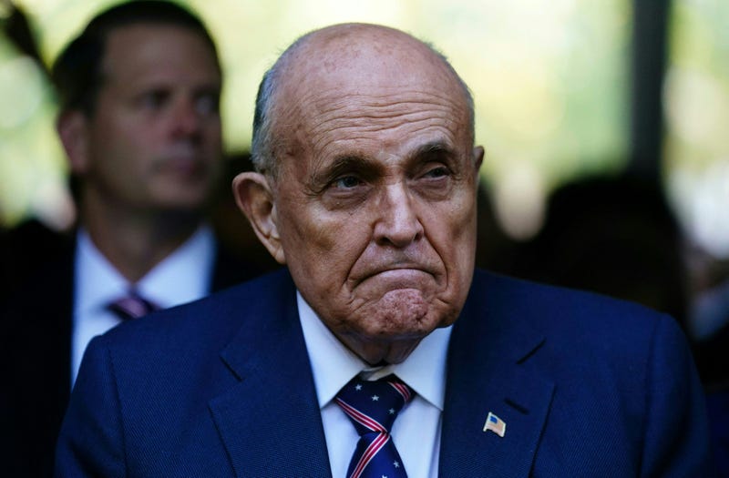Former New York City Mayor Rudy Giuliani attends the remembrance ceremony