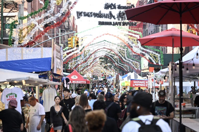 The event runs along Mulberry Street, between Canal and Houston streets