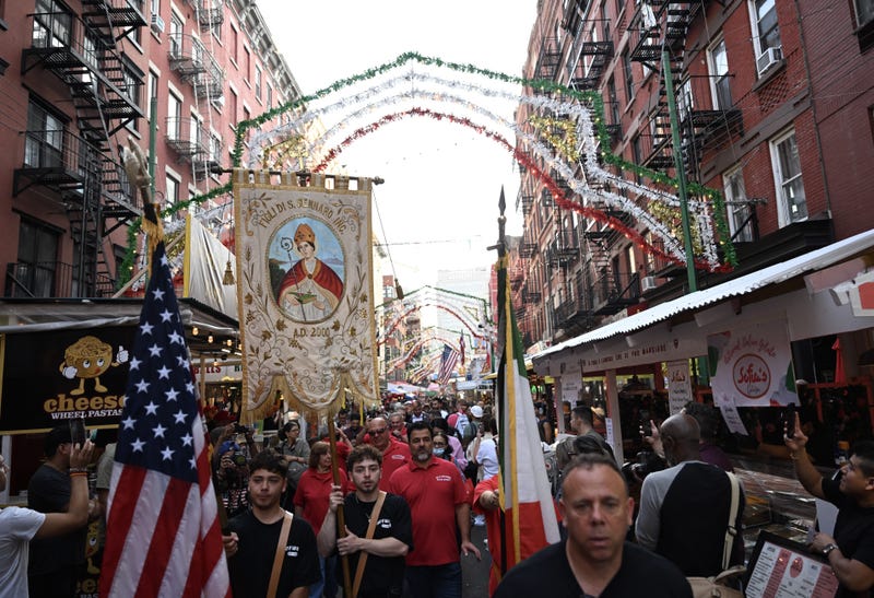 Italian Americans have been holding the annual feast on Mulberry Street for nearly 100 years