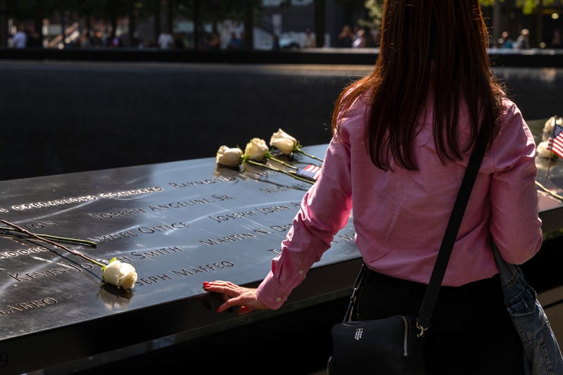 People visit the September 11 Memorial and Museum on Sept. 9, 2024